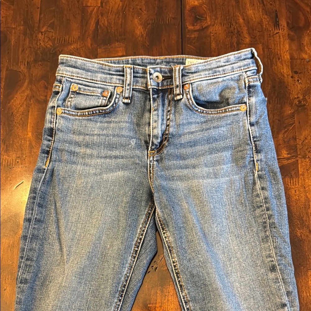 rag & bone Light Blue Skinny Jeans